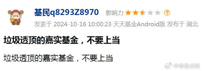 FBX福币交易所分析嘉实基金,这下又要被骂了…