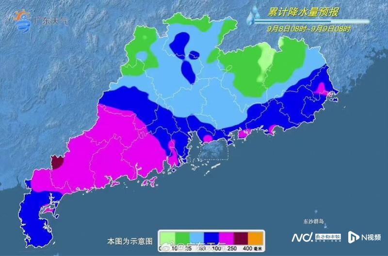 台风“塔巴”将正面袭击广东,惠州两地台风蓝色预警信号生效