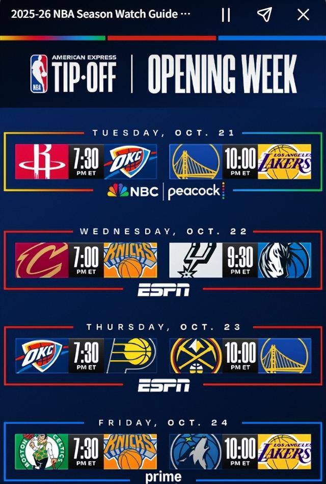 运动家丨新赛季NBA来了,我们该怎么看?