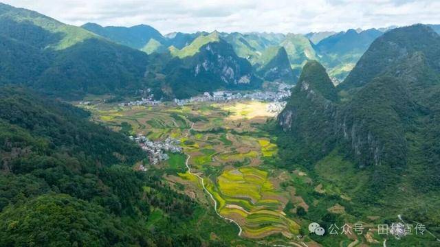 金秋,广西的梯田一点不输!