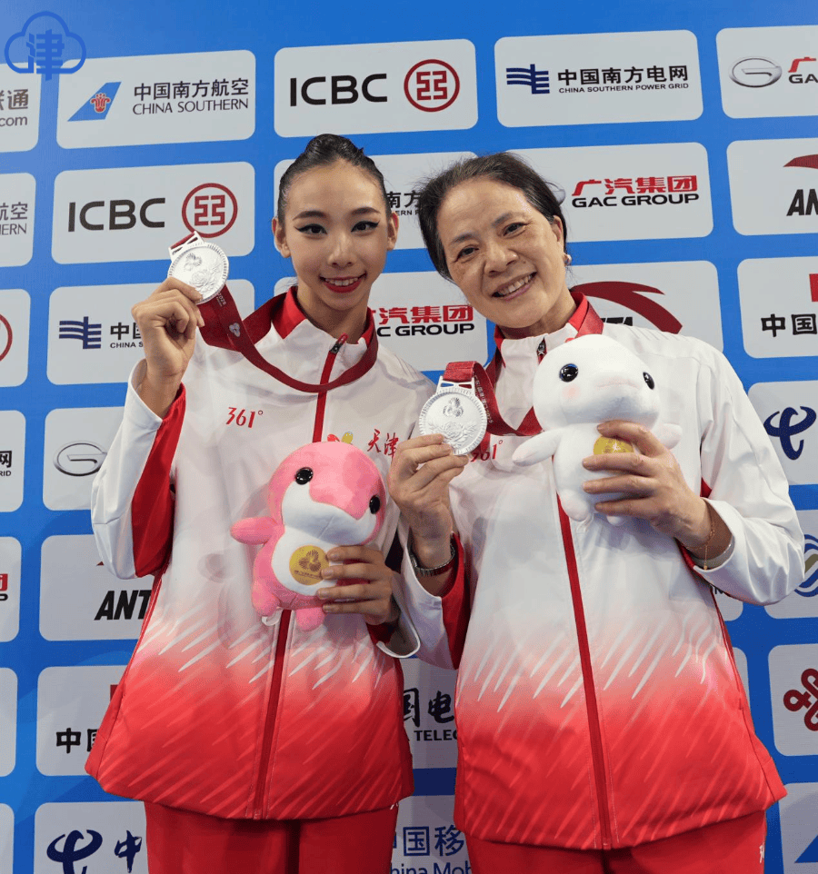 全运会上,15岁天津小将摘银!