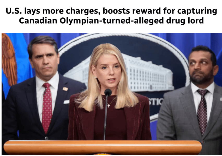 悬赏1500万美金!前奥运选手涉多起案件,被列入十大通缉犯